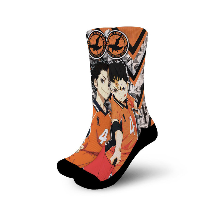 Haikyuu Yu Nishinoya Custom Anime Socks For Anime Fans Gear Anime