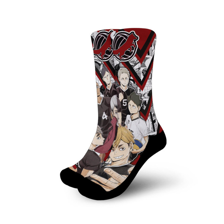Haikyuu Inarizaki Team Custom Anime Socks For Anime Fans Gear Anime