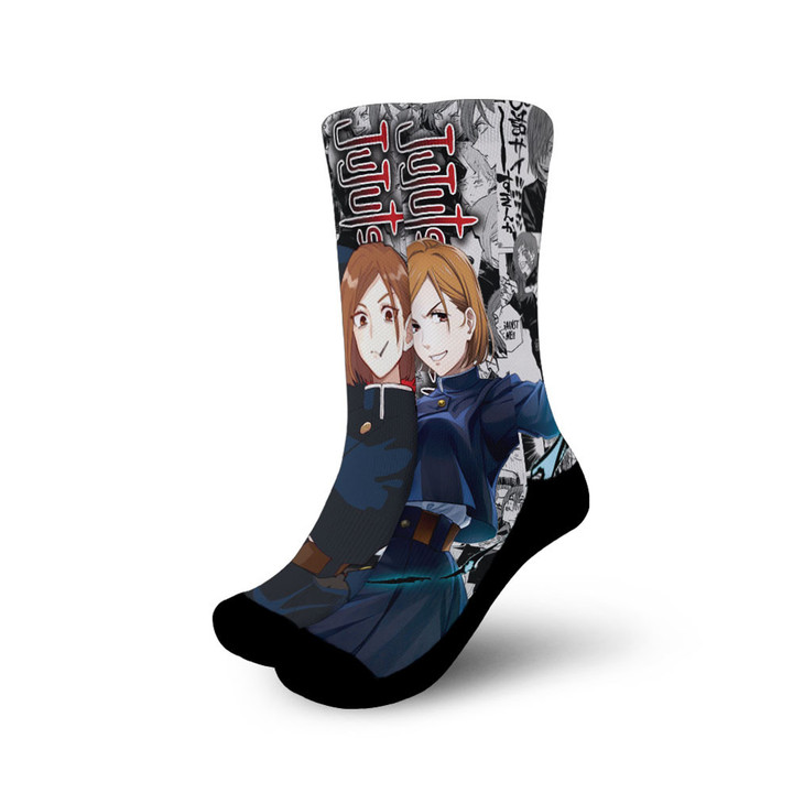 Jujutsu Kaisen Nobara Kugisaki Socks Custom For Anime Fans Gear Anime