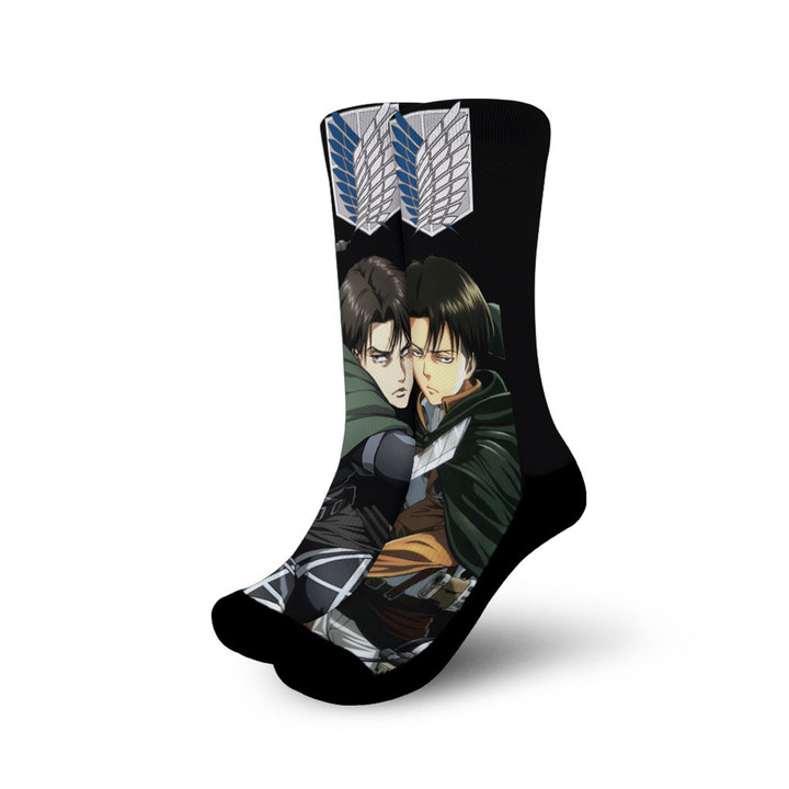 Attack On Titan Levi Ackerman Custom Anime Socks Gear Anime
