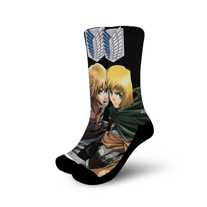 Attack On Titan Armin Arlert Custom Anime Socks Gear Anime