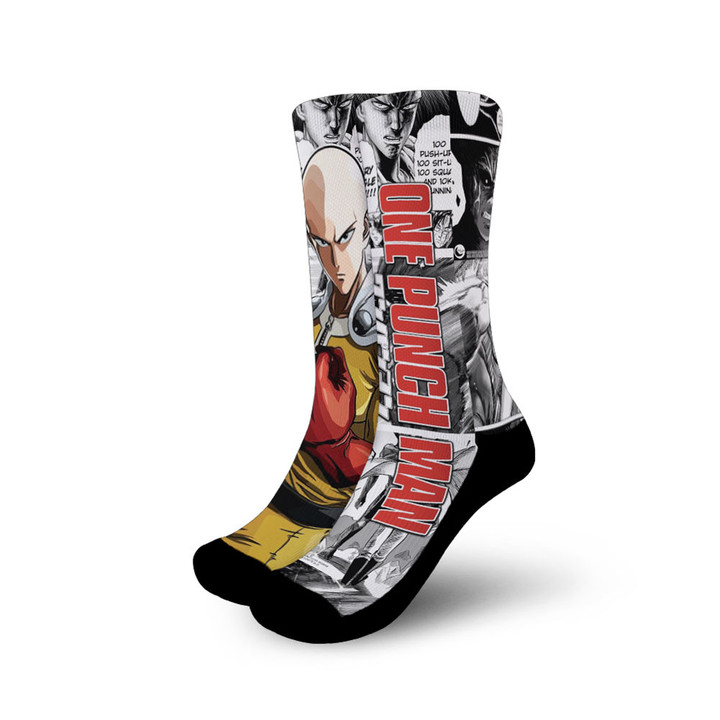 One Punch Man Saitama Socks Custom For Anime Fans Gear Anime
