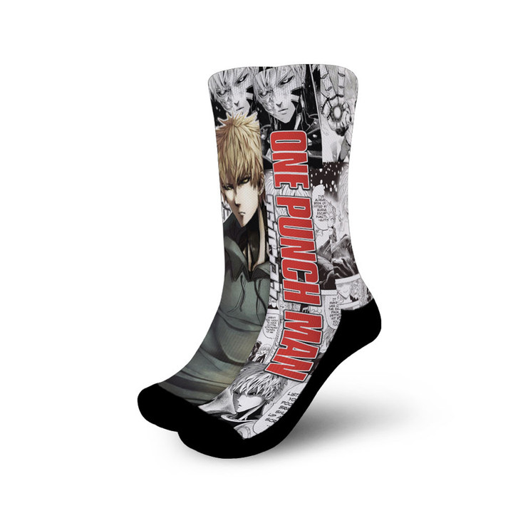 One Punch Man Genos Socks Custom For Anime Fans Gear Anime
