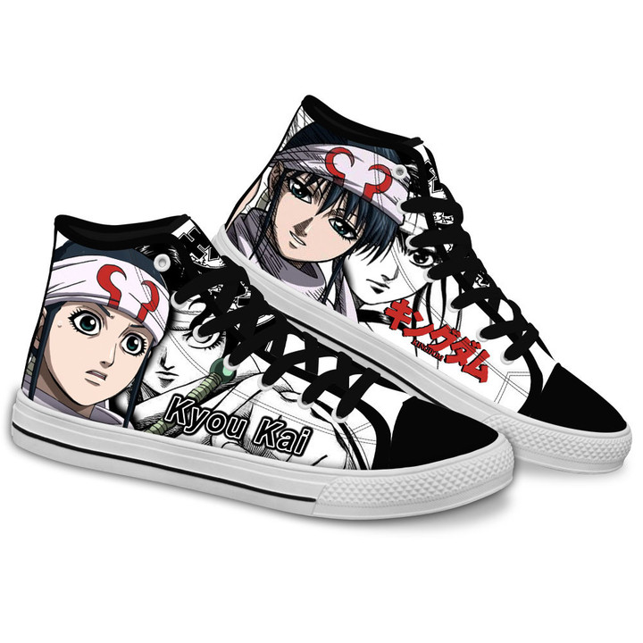 Kingdom Kyou Kai Custom Manga Anime High Top Shoes Gear Anime