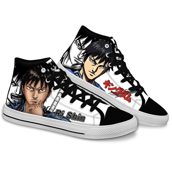 Kingdom Ri Shin Custom Manga Anime High Top Shoes Gear Anime