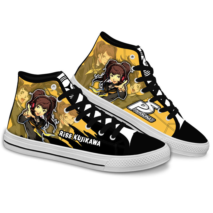 Persona Rise Kujikawa Anime Custom High Top Shoes Gear Anime