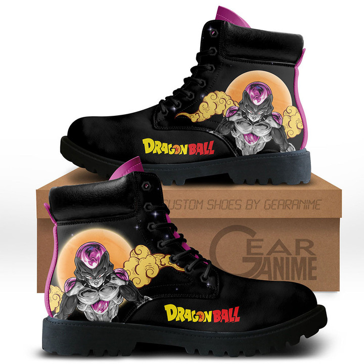 Black Frieza Boots Dragon Ball Custom Anime Shoes For Otaku