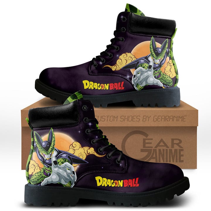 Cell Boots Dragon Ball Custom Anime Shoes For Otaku
