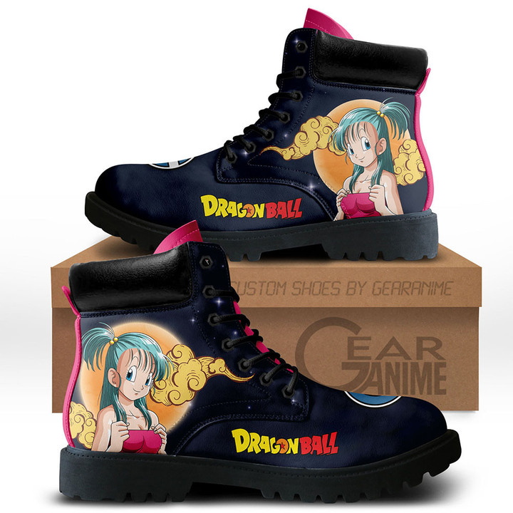 Bulma Boots Dragon Ball Custom Anime Shoes For Otaku