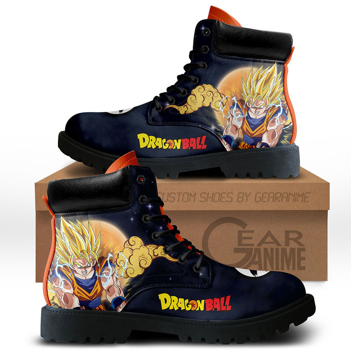 Goku Super Saiyan Boots Dragon Ball Custom Anime Shoes