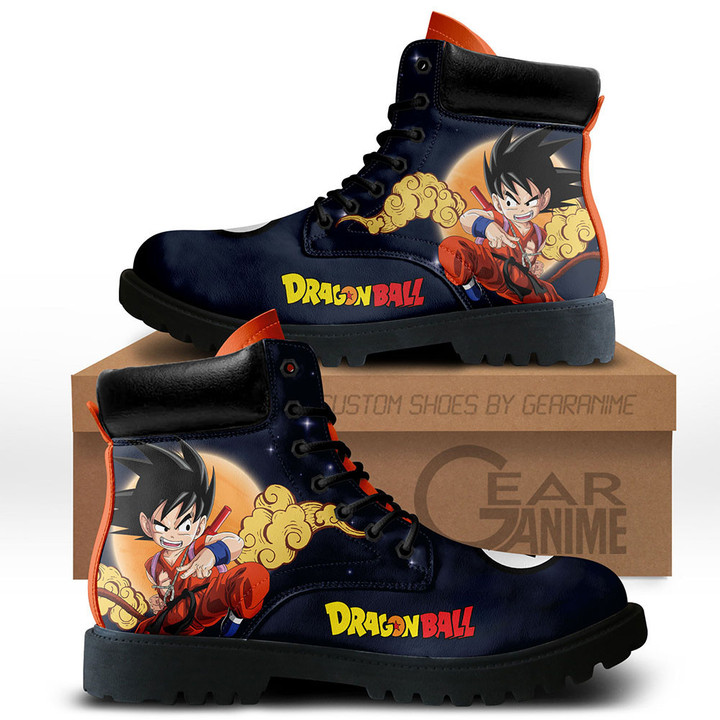 Goku Kid Boots Dragon Ball Custom Anime Shoes