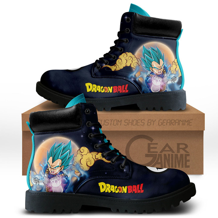 Vegeta Blue Boots Dragon Ball Custom Anime Shoes