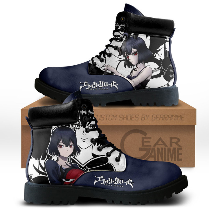Black Clover Secre Swallowtail Boots Custom Anime Shoes MV1022Gear Anime