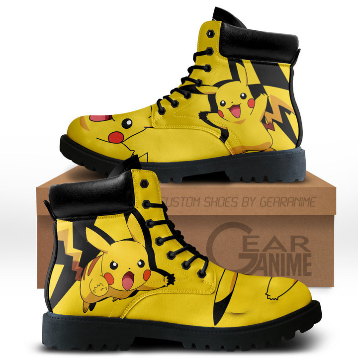 Pokemon Pikachu Boots Custom Anime Shoes MV0409Gear Anime