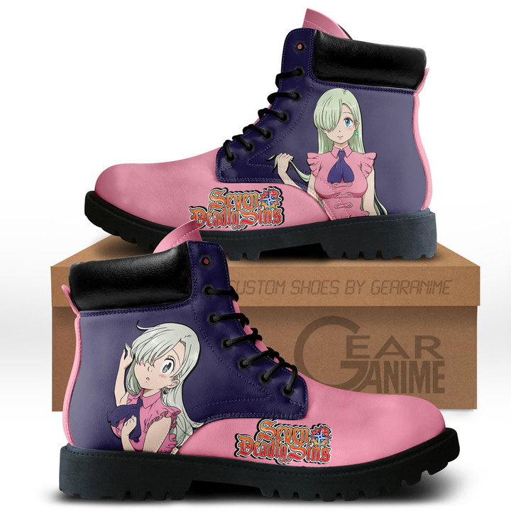 Seven Deadly Sins Elizabeth Liones Boots Custom Anime ShoesGear Anime
