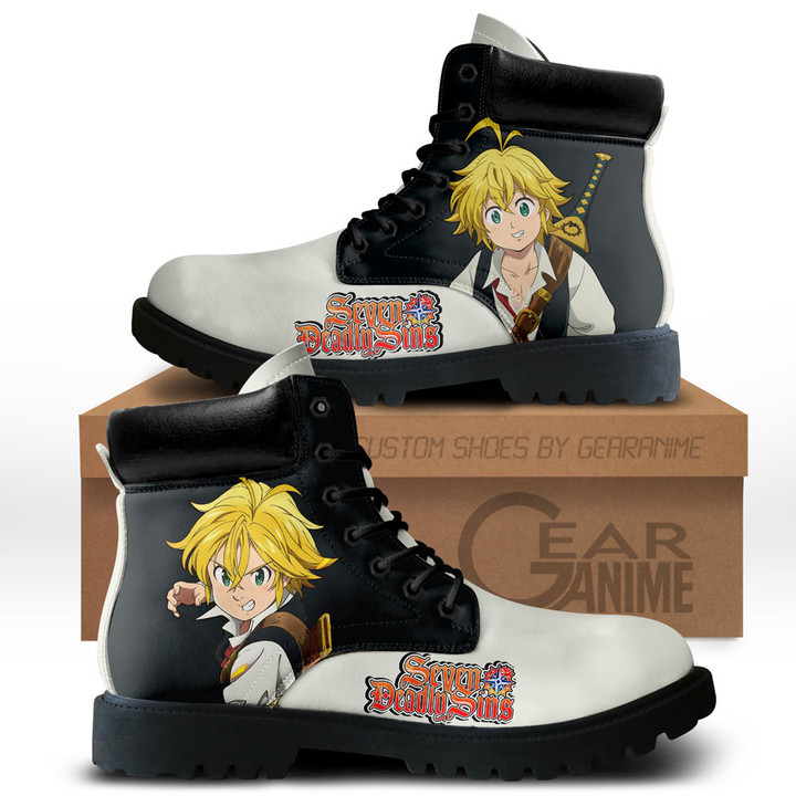 Seven Deadly Sins Meliodas Boots Custom Anime ShoesGear Anime