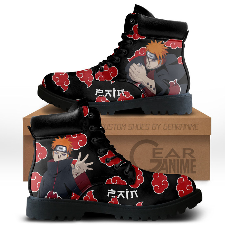 Pain Boots Custom Shoes For Anime Fans MV1110Gear Anime