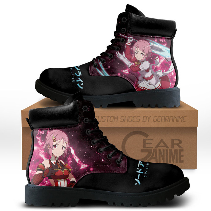 Sword Art Online Lisbeth Boots Anime Custom ShoesGear Anime