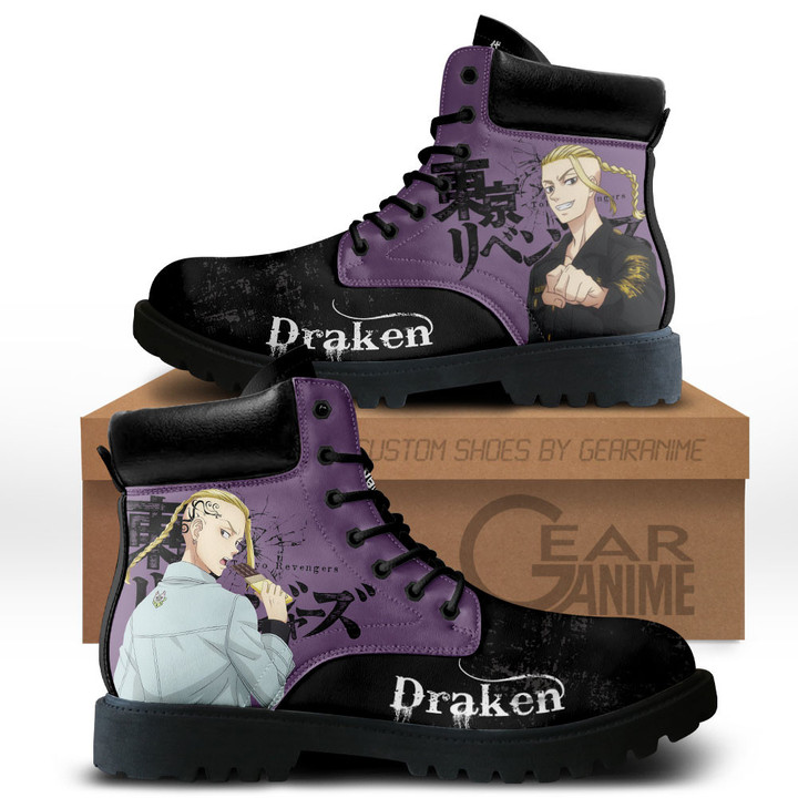 Tokyo Revengers Draken Boots Anime Custom ShoesGear Anime