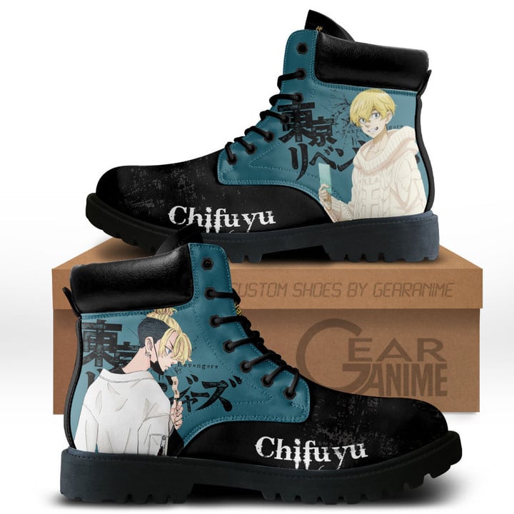 Tokyo Revengers Chifuyu Matsuno Boots Anime Custom ShoesGear Anime