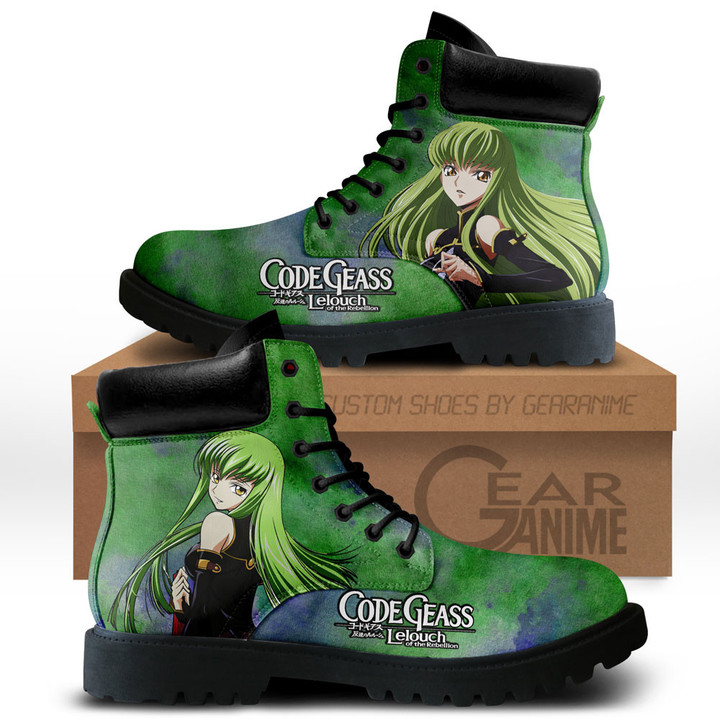Code Geass C.C. Boots Anime Custom ShoesGear Anime