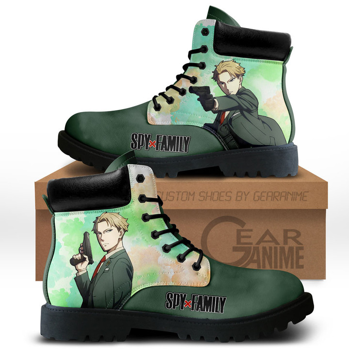 Spy x Family Loid Forger Boots Anime Custom ShoesGear Anime