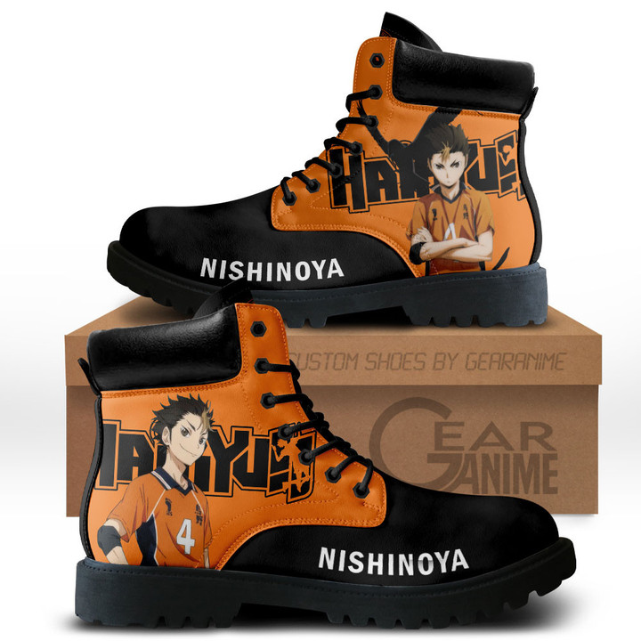 Haikyuu Yu Nishinoya Boots Anime Custom ShoesGear Anime