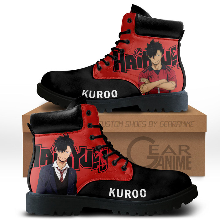 Haikyuu Tetsuro Kuroo Boots Anime Custom ShoesGear Anime
