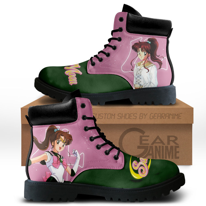 Sailor Jupiter Boots Anime Custom Shoes For Fans MV3110Gear Anime