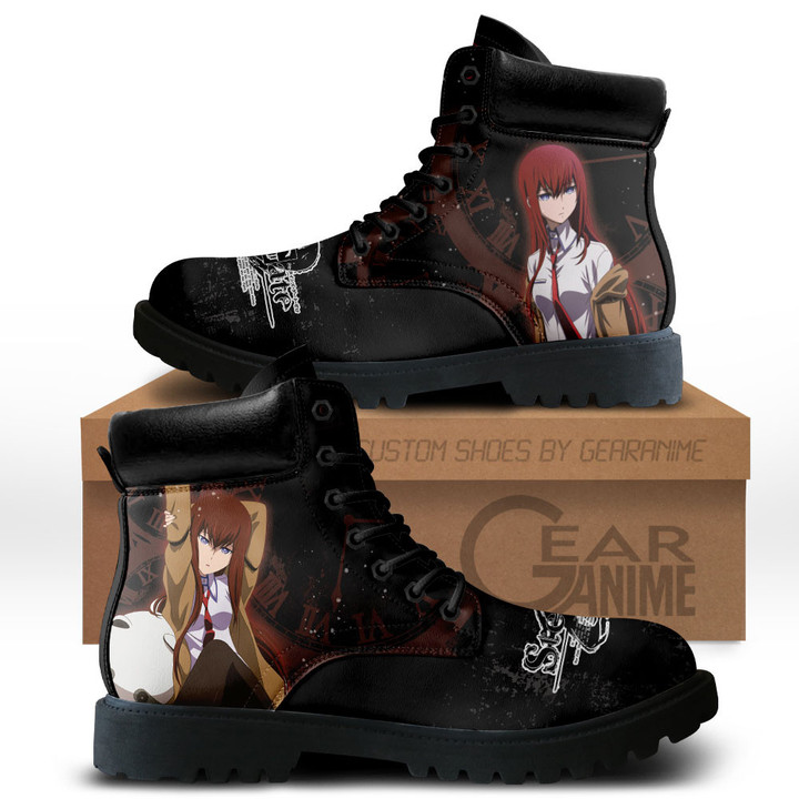 Steins Gate Kurisu Makise Boots Anime Custom Shoes MV0711Gear Anime
