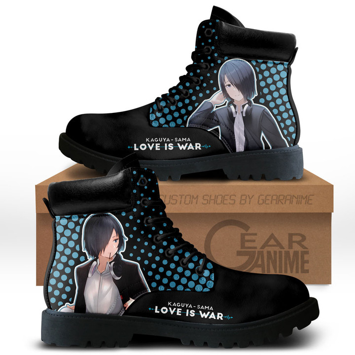 Kaguya-sama Love is War Yu Ishigami Boots Anime Custom ShoesGear Anime