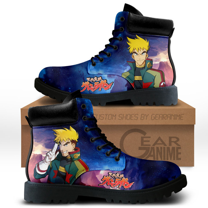 Gurren Lagann Kittan Bachika Boots Anime Custom ShoesGear Anime