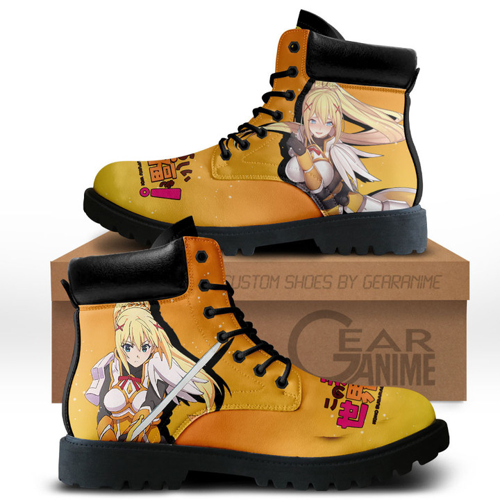 KonoSuba Darkness Boots Anime Custom Shoes MV0711Gear Anime