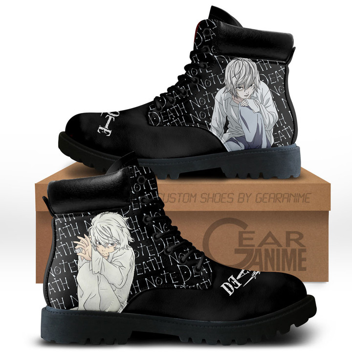 Death Note Nate River Boots Anime Custom Shoes NTT0711Gear Anime
