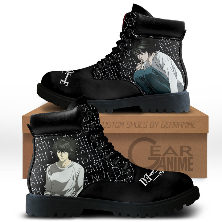 Death Note L Lawliet Boots Anime Custom Shoes NTT0711Gear Anime