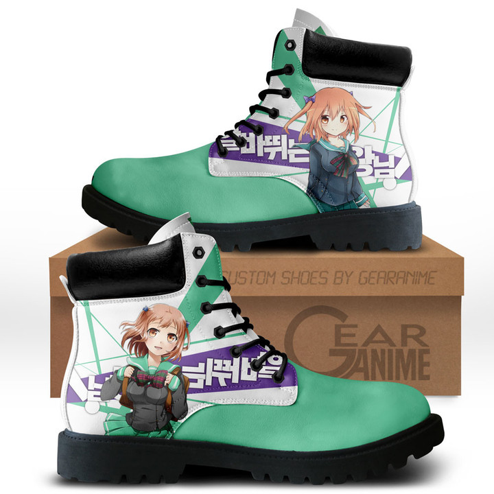 The Devil is a Part-Timer Chiho Sasaki Boots Anime Custom ShoesGear Anime