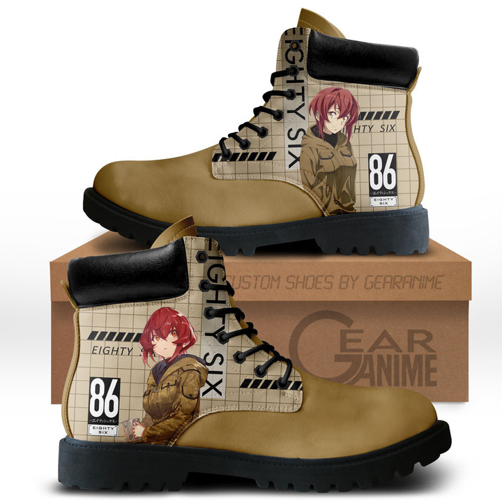86 Eighty Six Kurena Kukumila Boots Anime Custom ShoesGear Anime