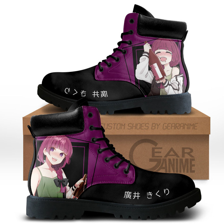 Bocchi the Rock Kikuri Hiroi Boots Anime Custom ShoesGear Anime