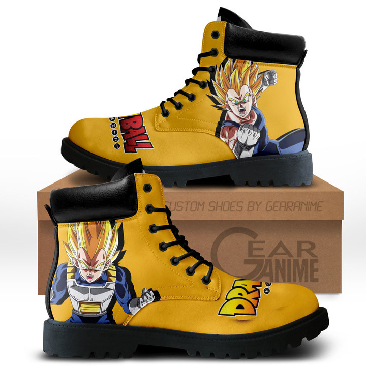 Dragon Ball Vegeta Super Saiyan Boots Anime Custom Shoes MV2811Gear Anime