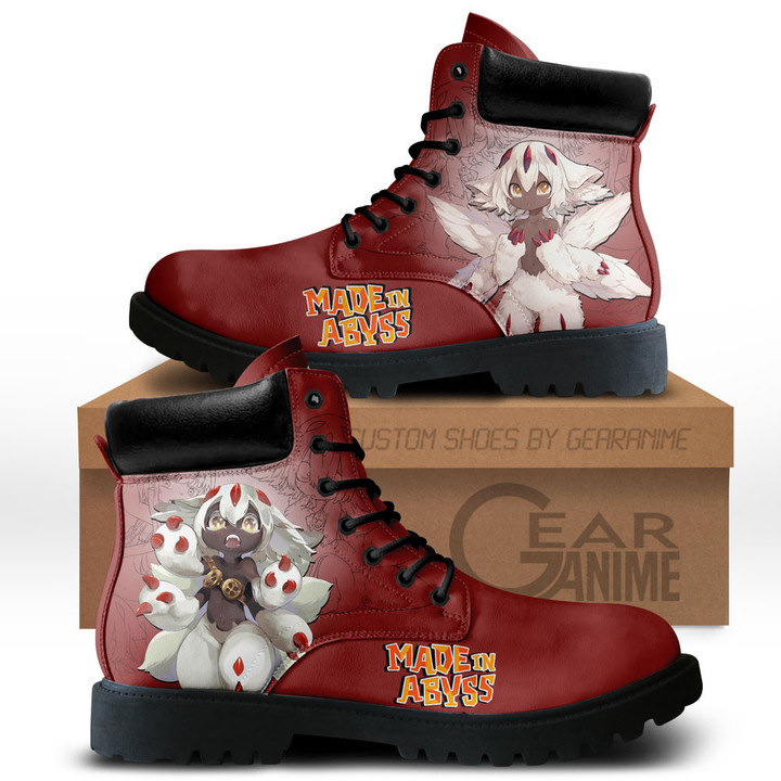 Made In Abyss Faputa Boots Anime Custom Shoes NTT0112Gear Anime
