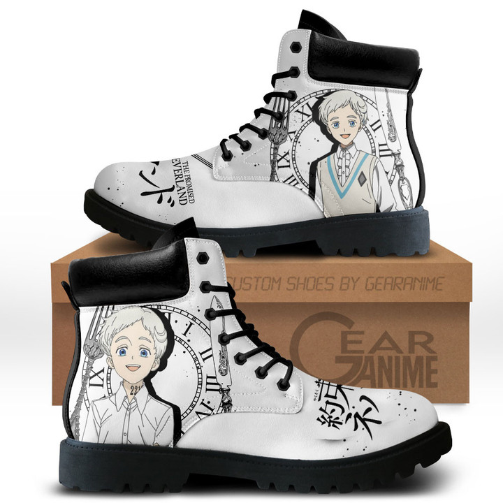 The Promised Neverland Normal Boots Anime Custom Shoes MV2811Gear Anime