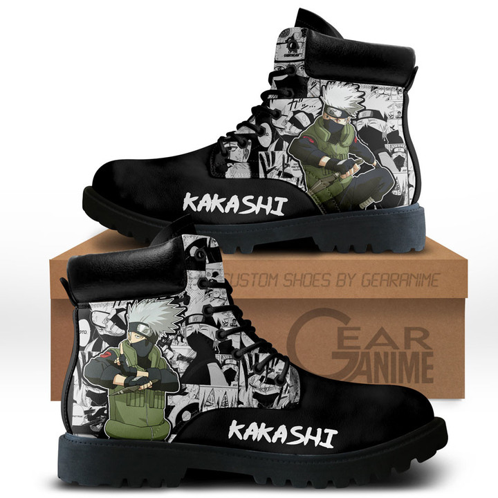 Kakashi Hatake Boots Manga Anime Custom Shoes NTT0512Gear Anime