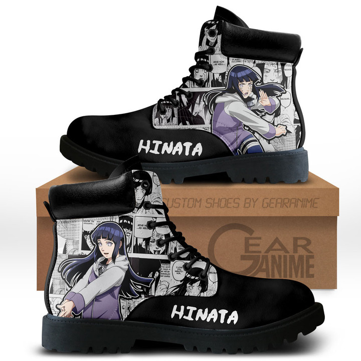 Hinata Hyuga Boots Manga Anime Custom Shoes NTT0512Gear Anime