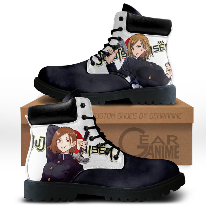 Jujutsu Kaisen Nobara Kugisaki Boots Anime Custom Shoes NTT0512Gear Anime