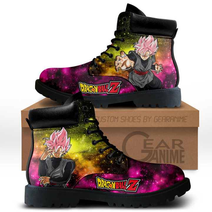Dragon Ball Goku Black Rose Boots Anime Custom Shoes Galaxy Style NTT0512Gear Anime