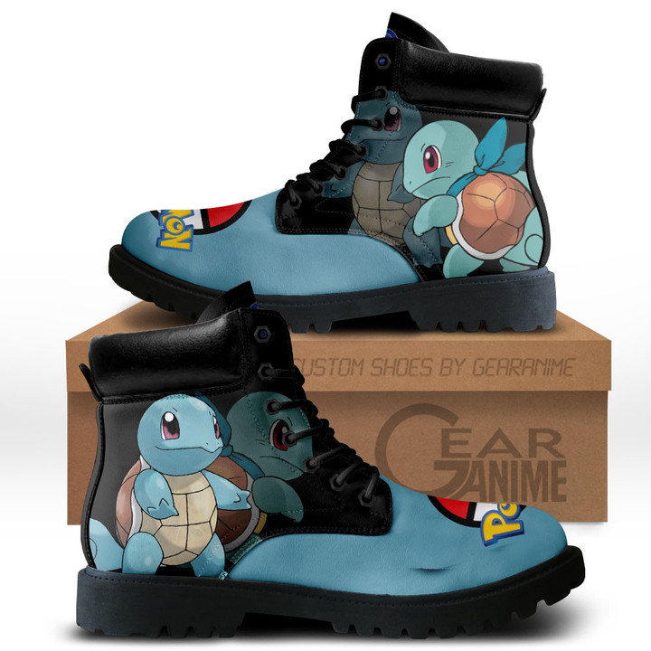Pokemon Squirtle Boots Anime Custom Shoes MV0512Gear Anime