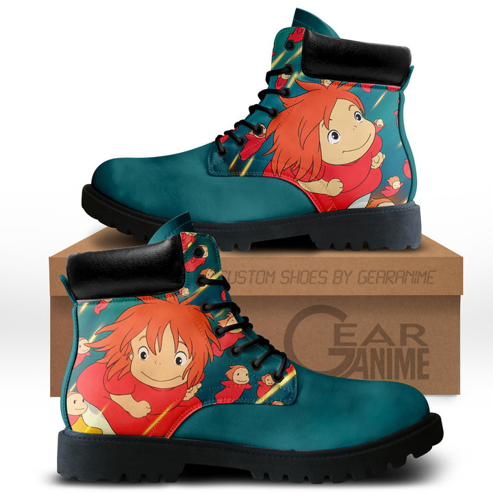 Ponyo Boots Anime Custom Shoes NTT1212Gear Anime