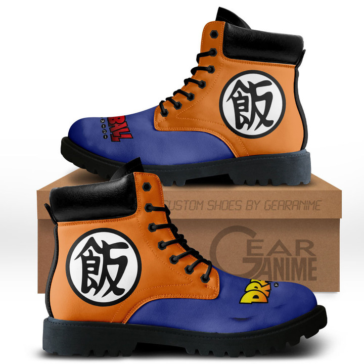 Dragon Ball Gohan Symbol Boots Anime Custom Shoes MV1212Gear Anime