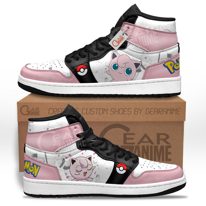 Pokemon Jigglypuff Custom Manga Anime Shoes MV0123 Gear Anime