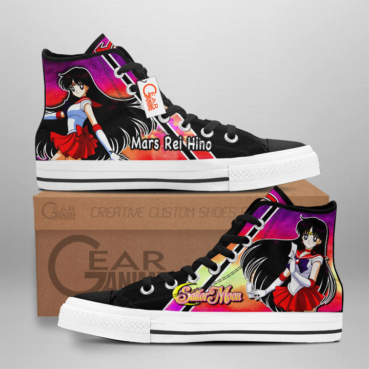 Sailor Mars Anime Custom High Top Shoes NTT0901 Gear Anime